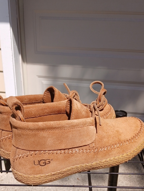 UGG Shoes - UGG Chestnut Tan Suede Slip-On Moccasins